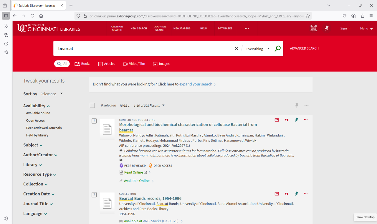 one search preview