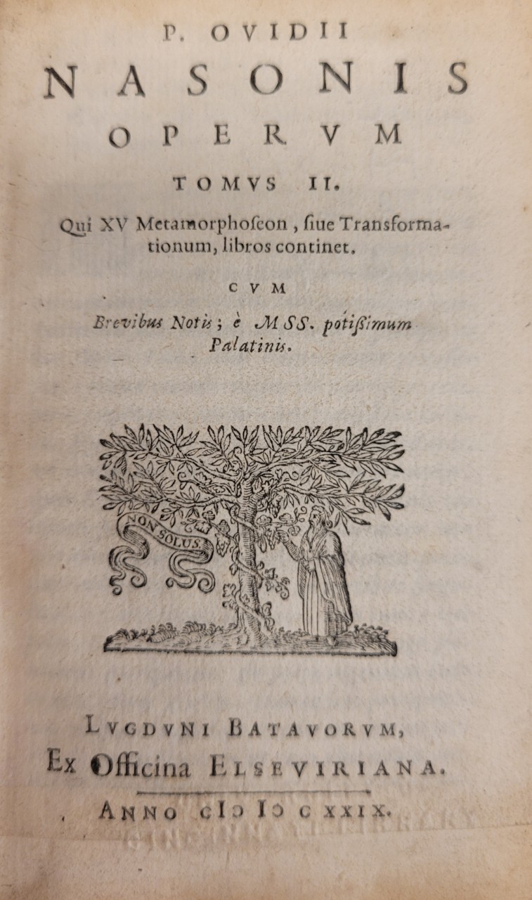 From a book of Ovid's works3