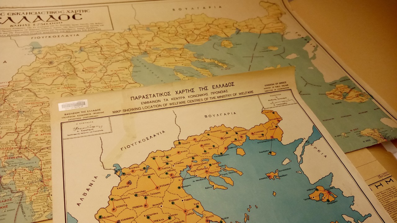 Greek maps in Burnam